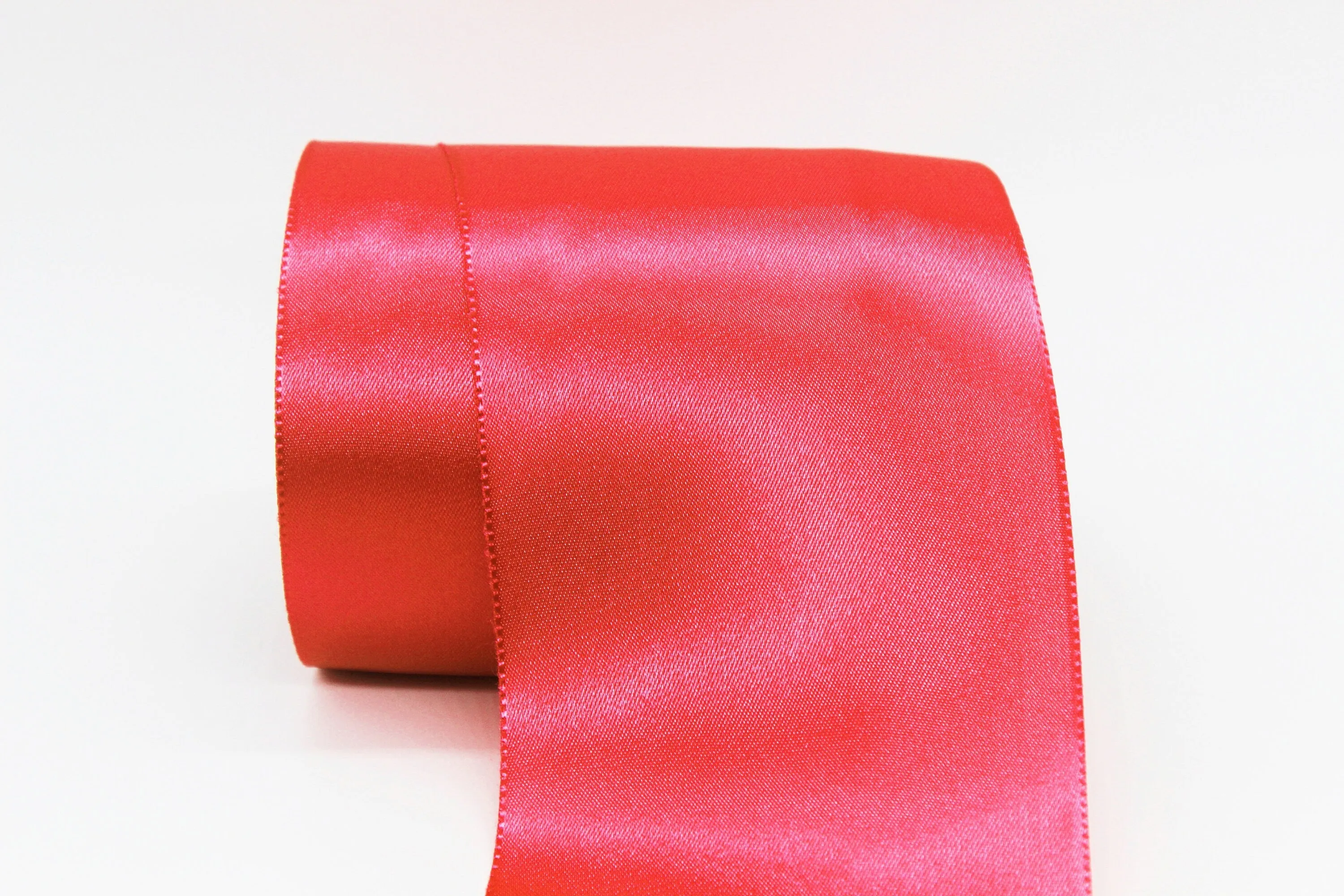 10 cm (3.9in) Red Satin Ribbon, wide satin ribbon, Large satin ribbon, Silk Ribbon, Satin Ribbons, wedding ribbon, double faced Ribbon, STNR