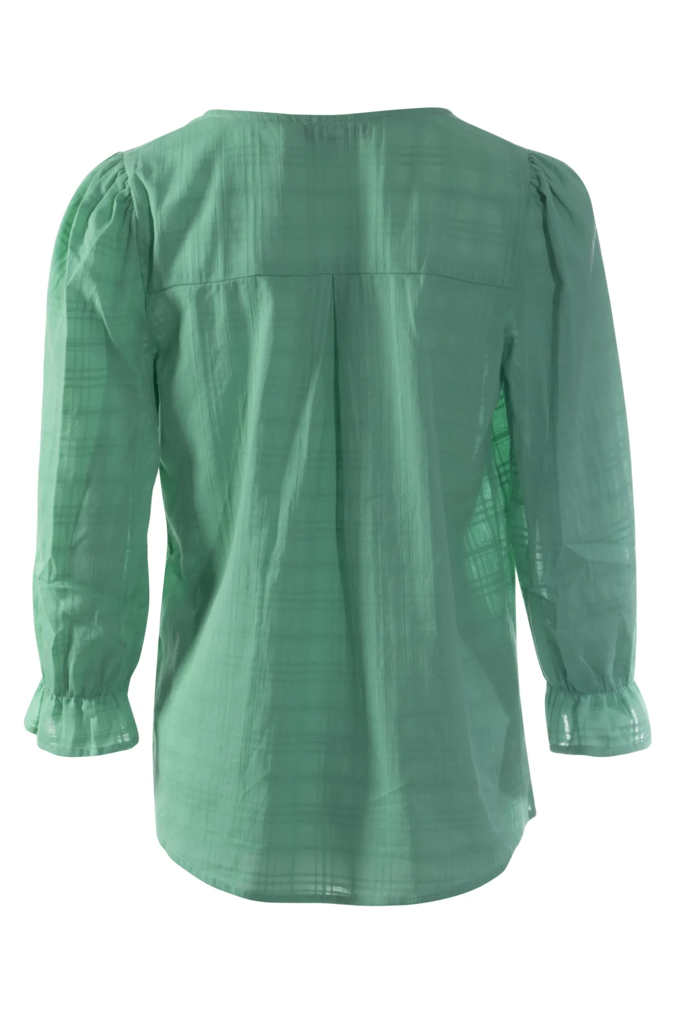 100% Cotton Self Stripe Top | Soft Fern | 6103AR