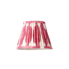 18cm Silk Ikat Pendant Shade in Elegant Berries Egg & Spoon Design