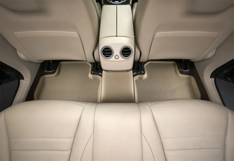 3D MAXpider 2016-2017 Tesla Model X Non-Folding 7-Seats Kagu 3rd Row Floormats - Tan