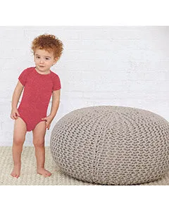 4491 Rabbit Skins Infant Harborside Melange Jersey Bodysuit