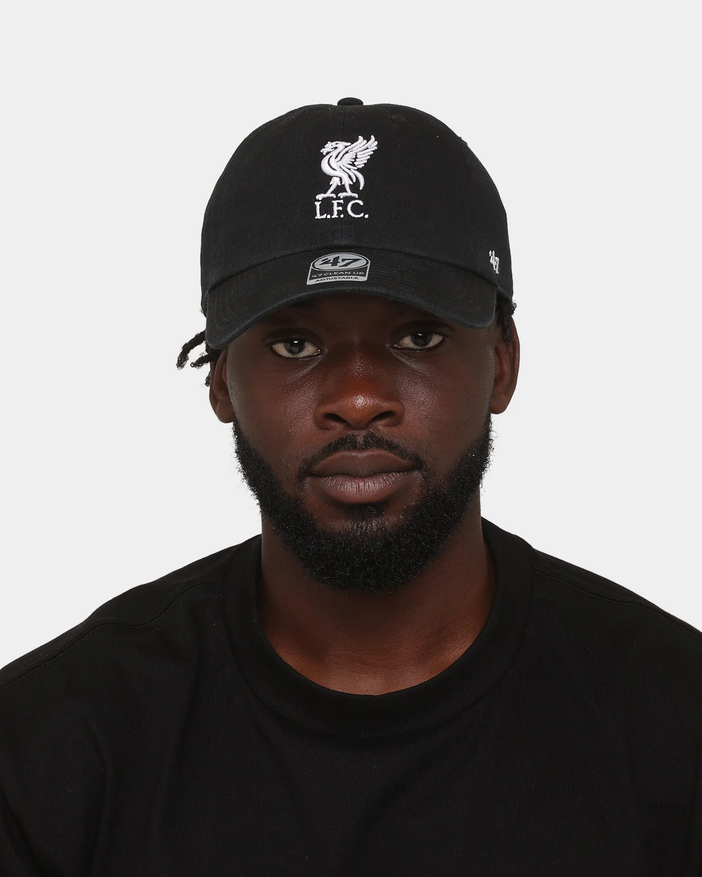 47 Brand Liverpool Football Club Clean Up Strapback Black