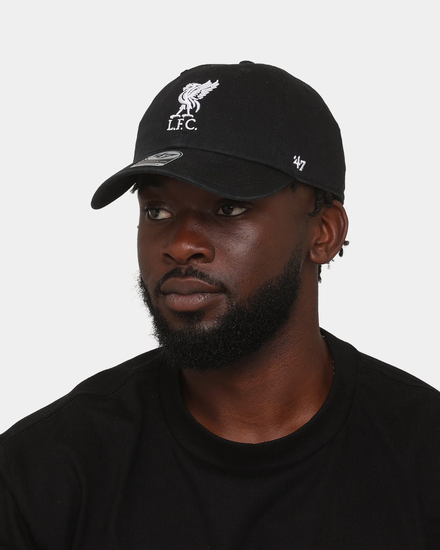 47 Brand Liverpool Football Club Clean Up Strapback Black