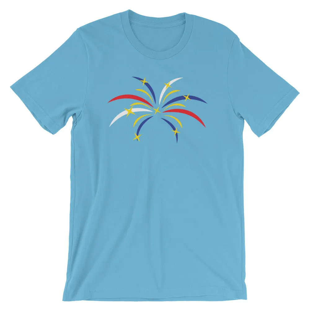 4th of July Fireworks Cotton T-Shirt