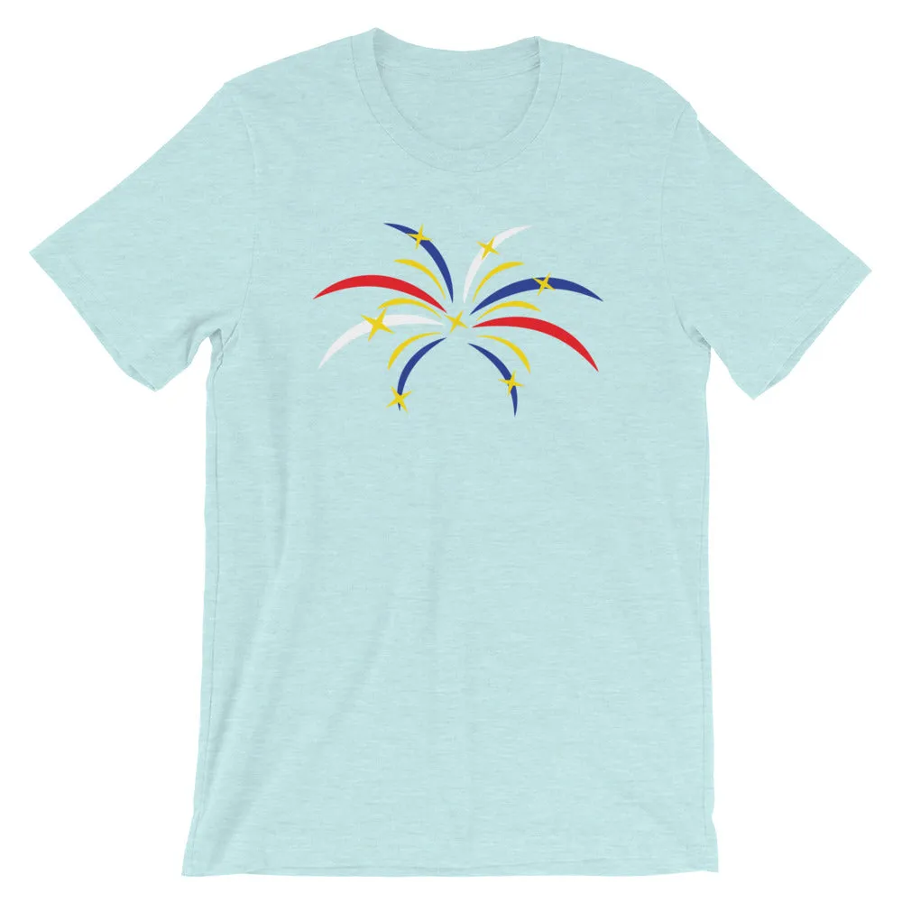 4th of July Fireworks Cotton T-Shirt