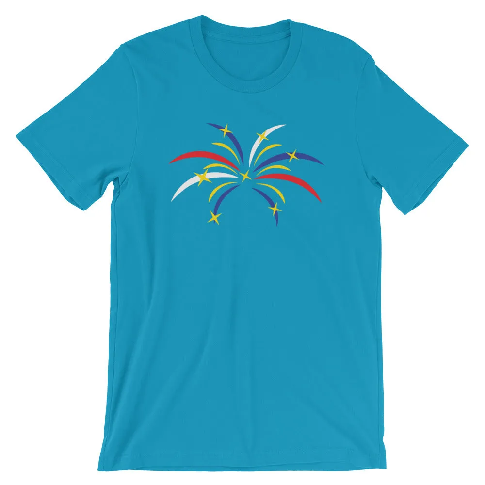 4th of July Fireworks Cotton T-Shirt