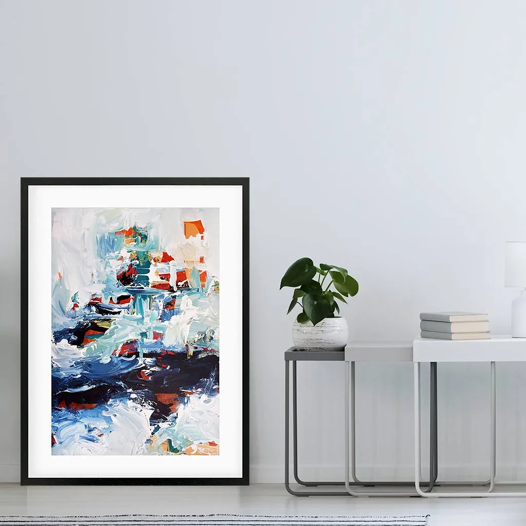 Abstract 163 Framed Art