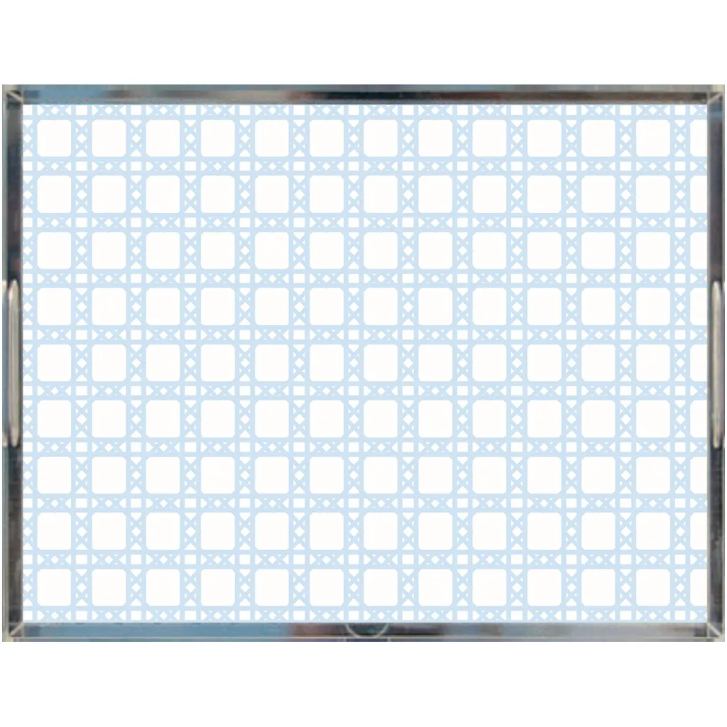 Acrylic Tray - Chippendale Light Blue