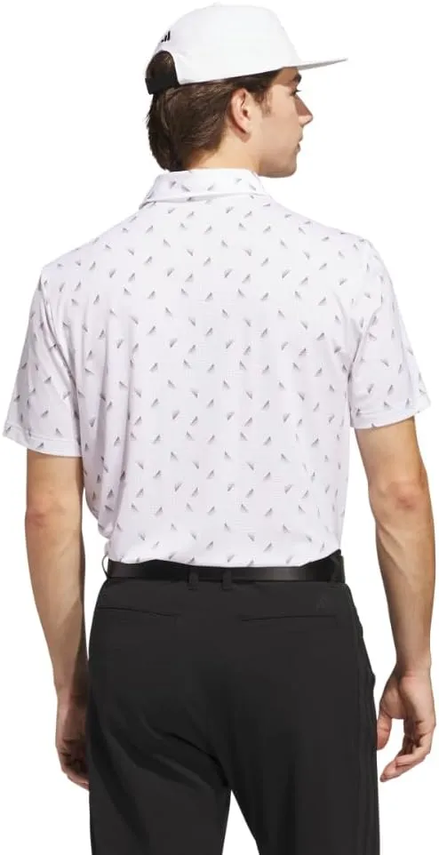 adidas Men's Ultimate365 Printed Mesh Polo Shirt