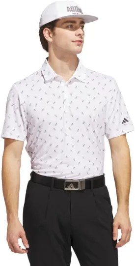 adidas Men's Ultimate365 Printed Mesh Polo Shirt