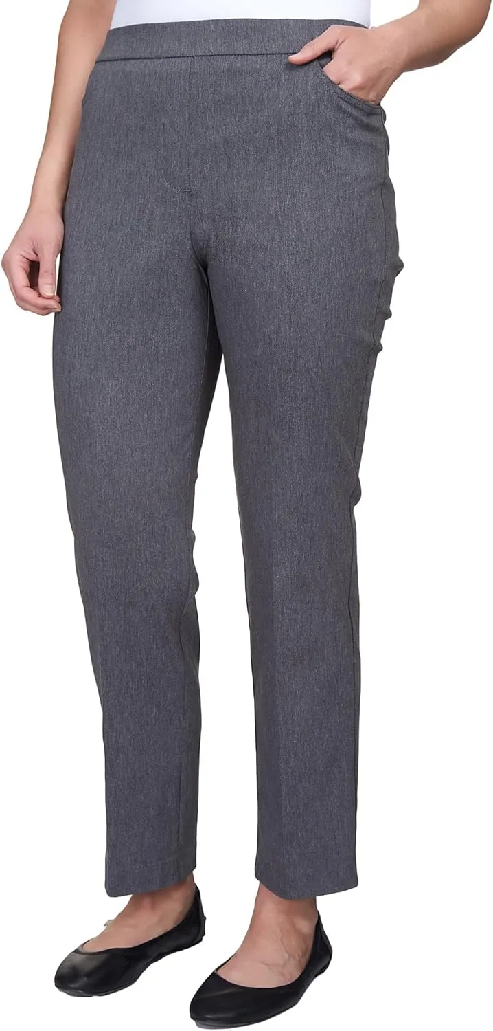 Alfred Dunner Women's Petite Proportioned Medium Allure Slim Pant