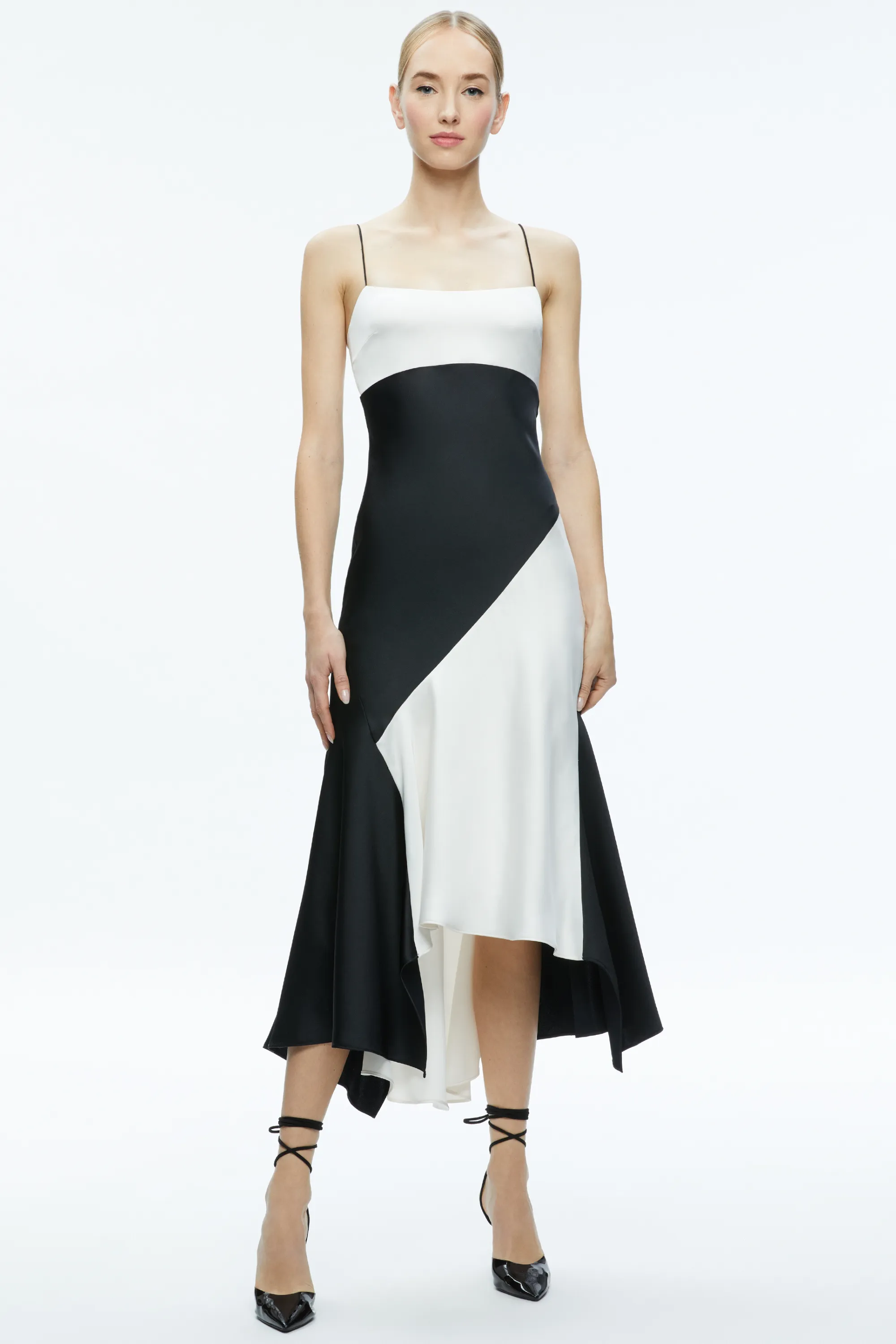 Alice   Olivia Rosa Midi Slip Dress