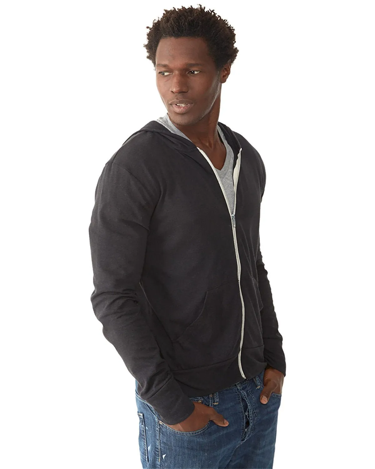 Alternative AA1970 Unisex Eco-Jersey Zip Hoodie