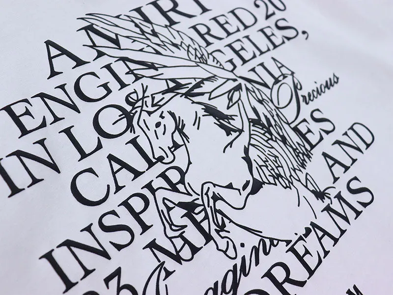 AMIRI Printed White T-shirt
