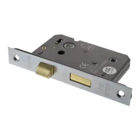 Atlantic 2.5" CE Elite Bathroom Lock (Satin Chrome)