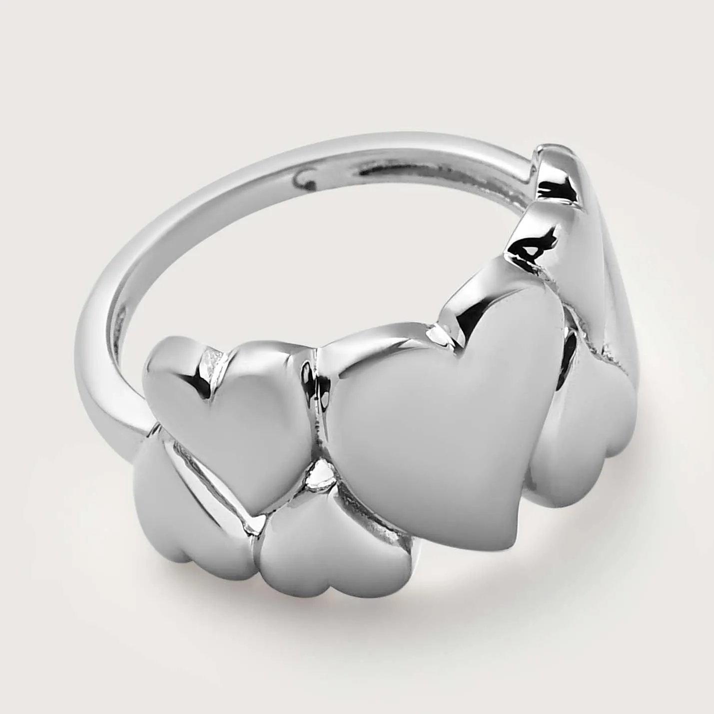 Balloon Hearts Band Ring