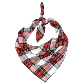 Bandana | Stewart Tartan Plaid Red