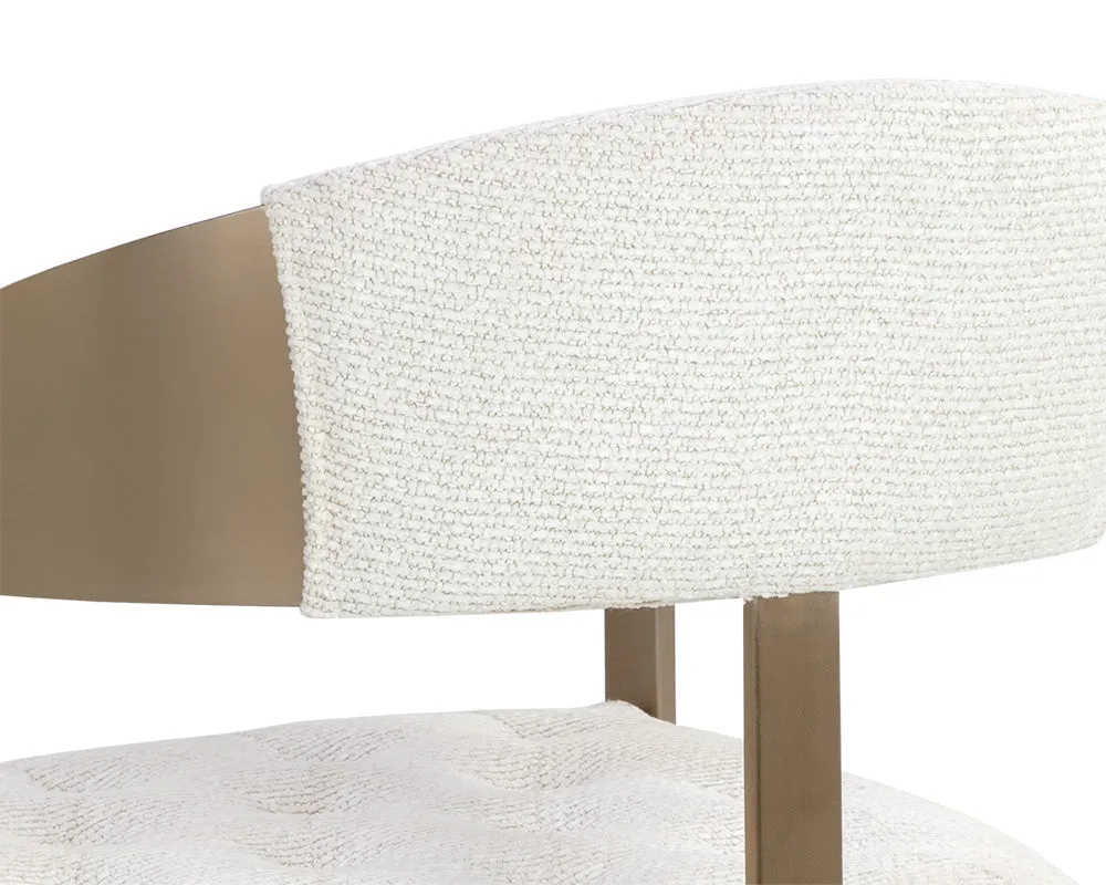 Beaumont Dining Armchair - Antique Brass