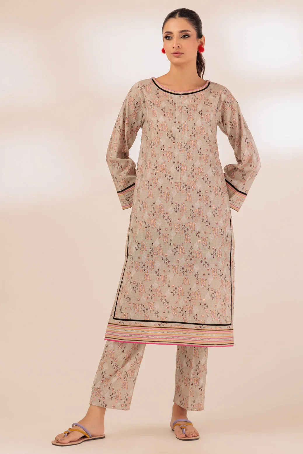 BEIGE-CAMBRIC-2 PIECE (PWS2232P01)