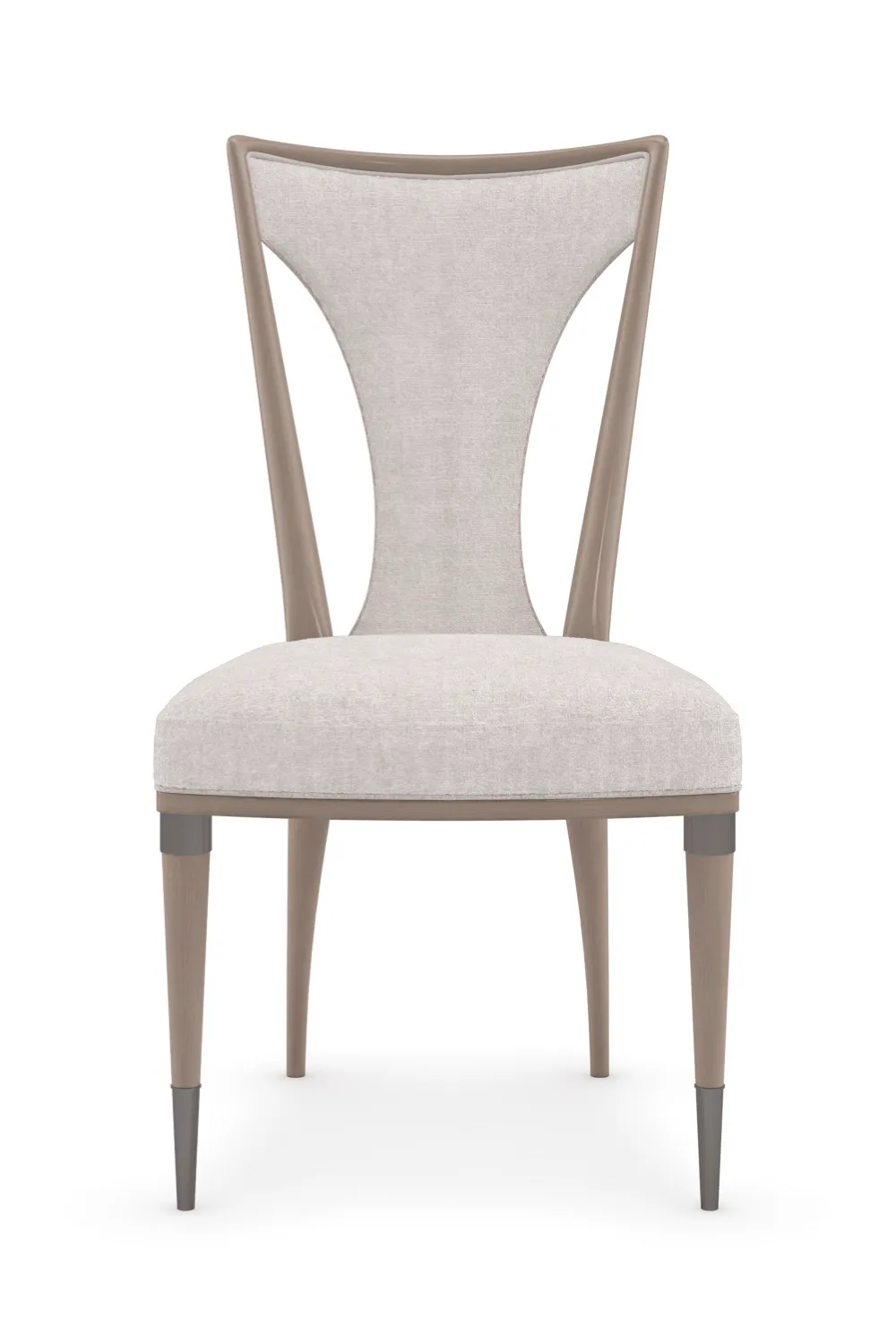 Beige Tapered Side Chair | Caracole Take Your Seat