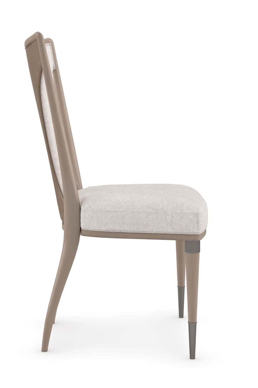 Beige Tapered Side Chair | Caracole Take Your Seat