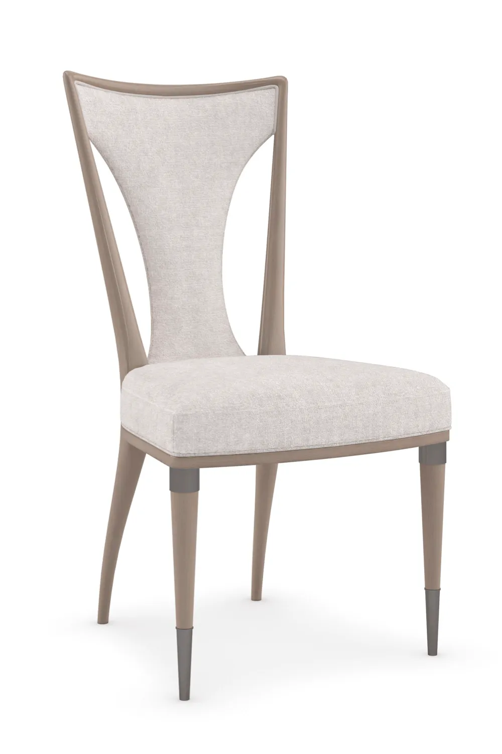 Beige Tapered Side Chair | Caracole Take Your Seat