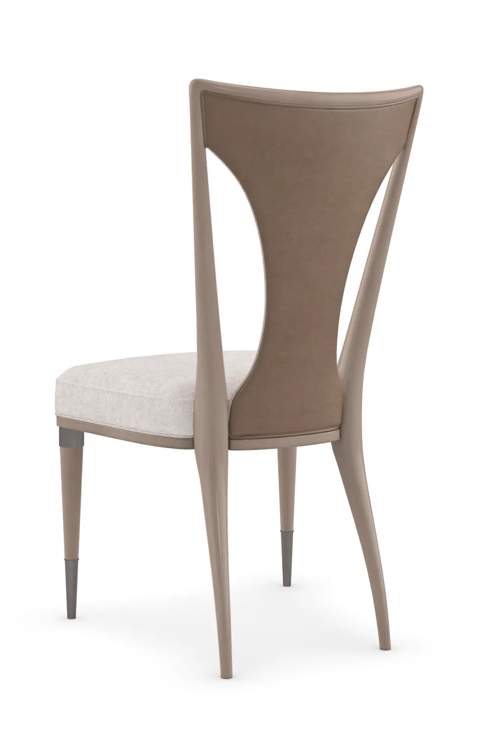 Beige Tapered Side Chair | Caracole Take Your Seat
