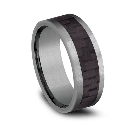 Benchmark Tantalum and Carbon Fiber 8mm Band CF128871CFGTA10