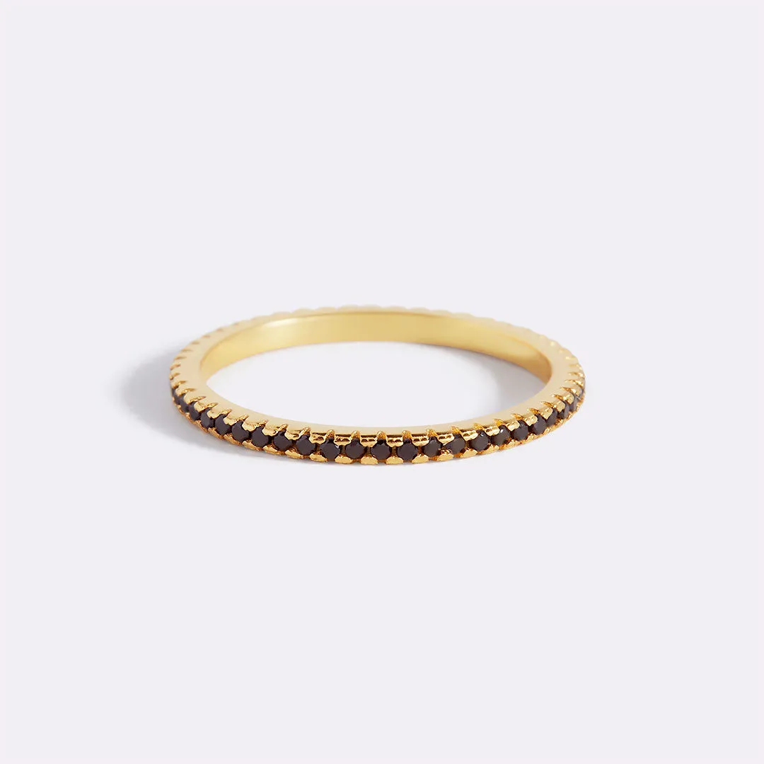 Black Diamond Eternity Ring