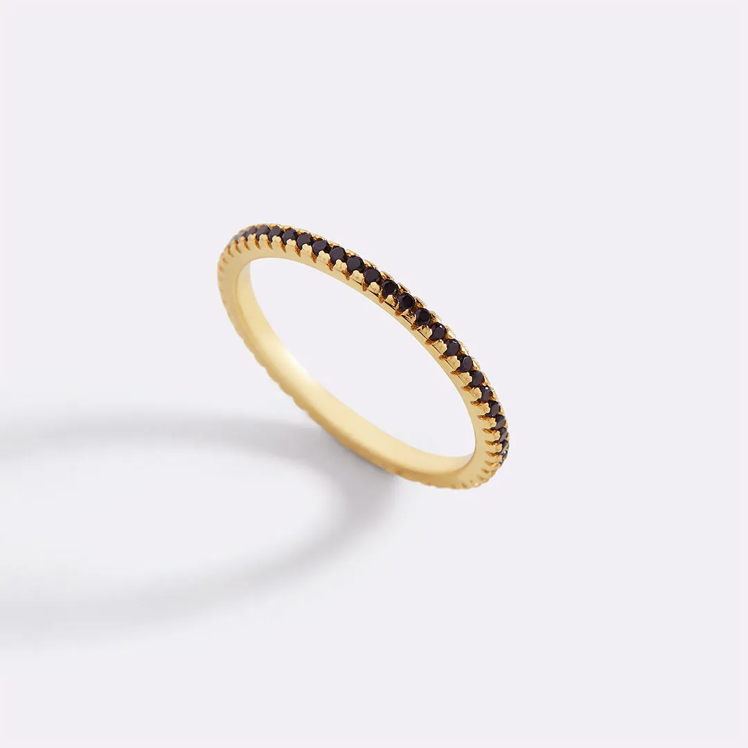 Black Diamond Eternity Ring