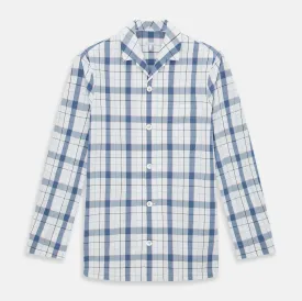 Blue Blazer Check Pyjama Shirt