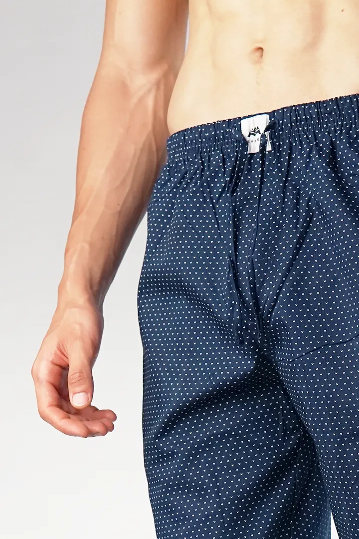 Blue Polka Dot Woven Pajama