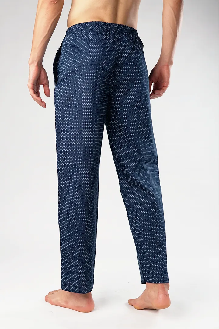 Blue Polka Dot Woven Pajama