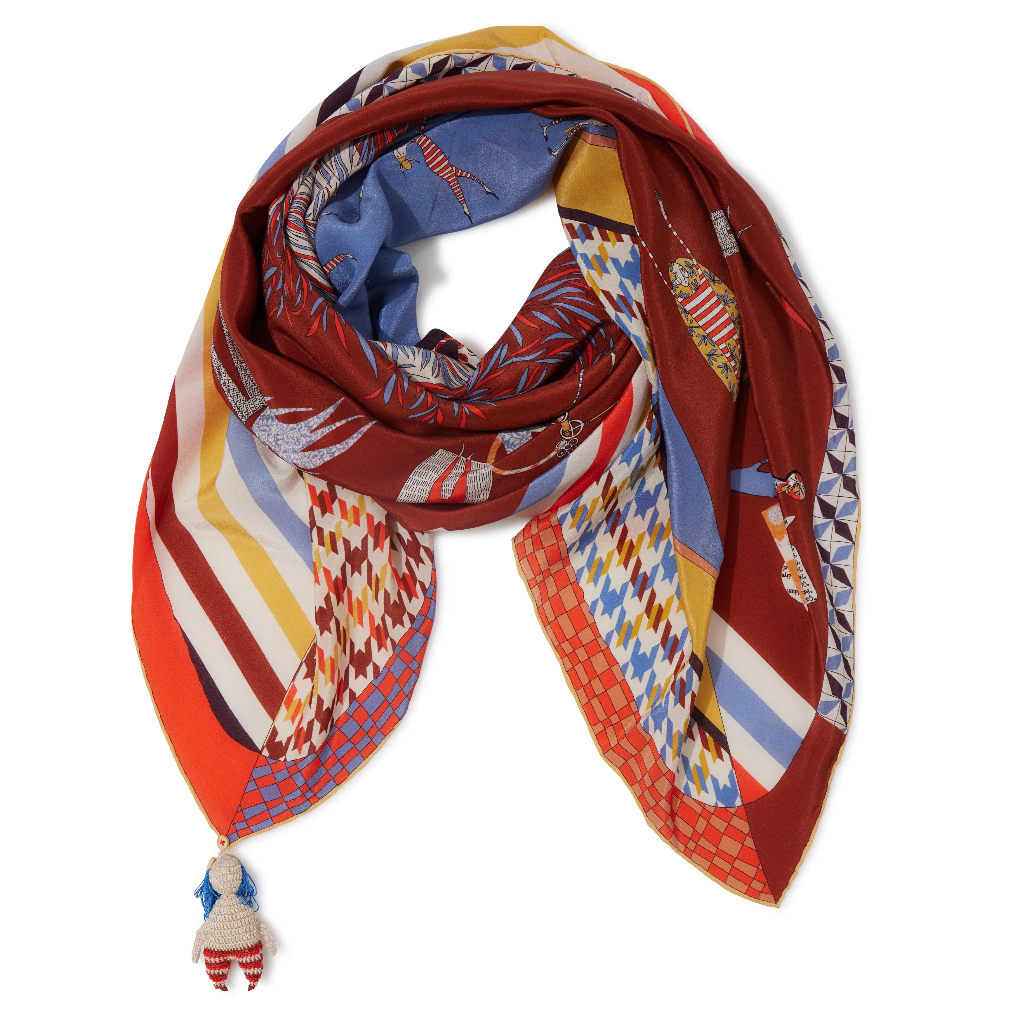Bluebeard Silk Scarf