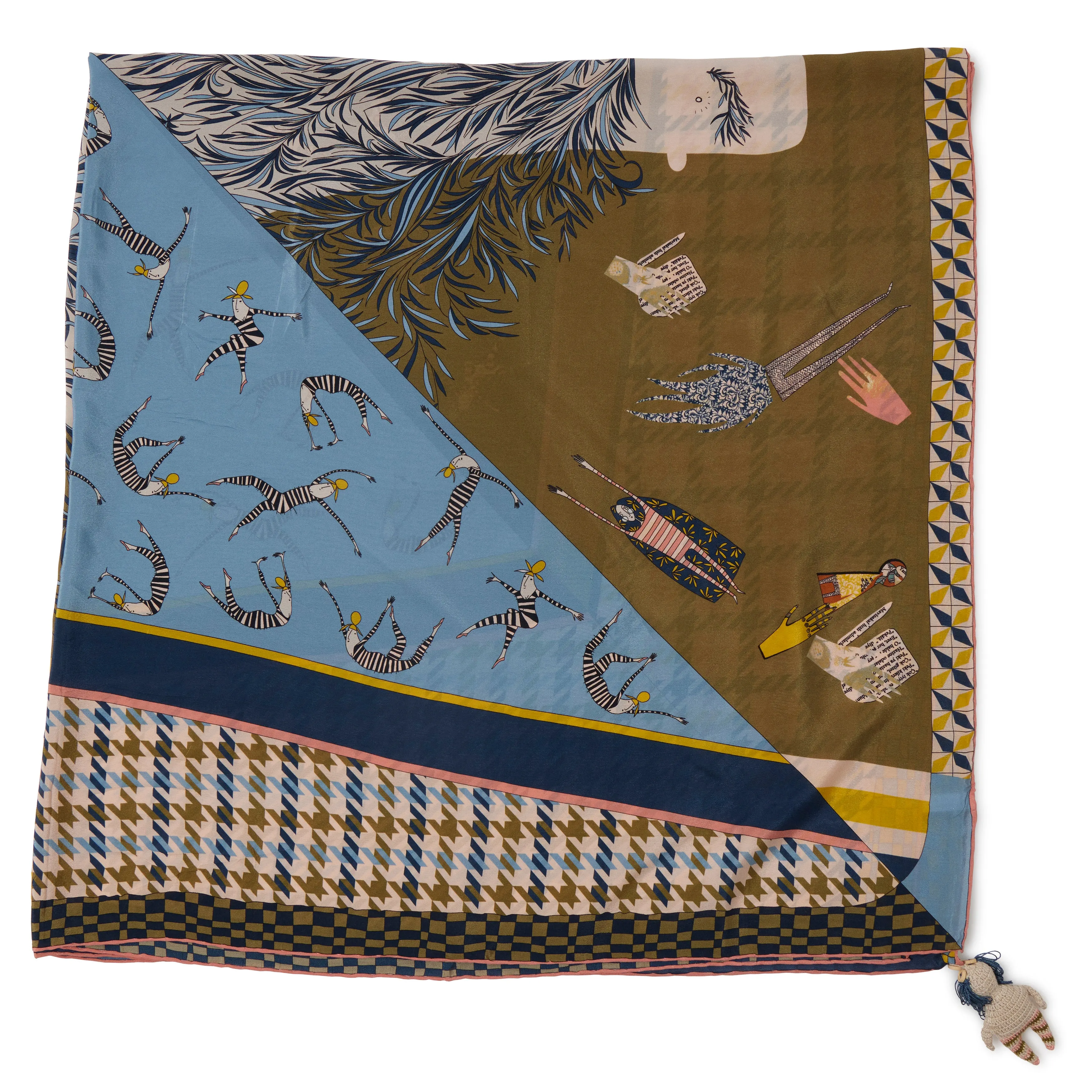 Bluebeard Silk Scarf