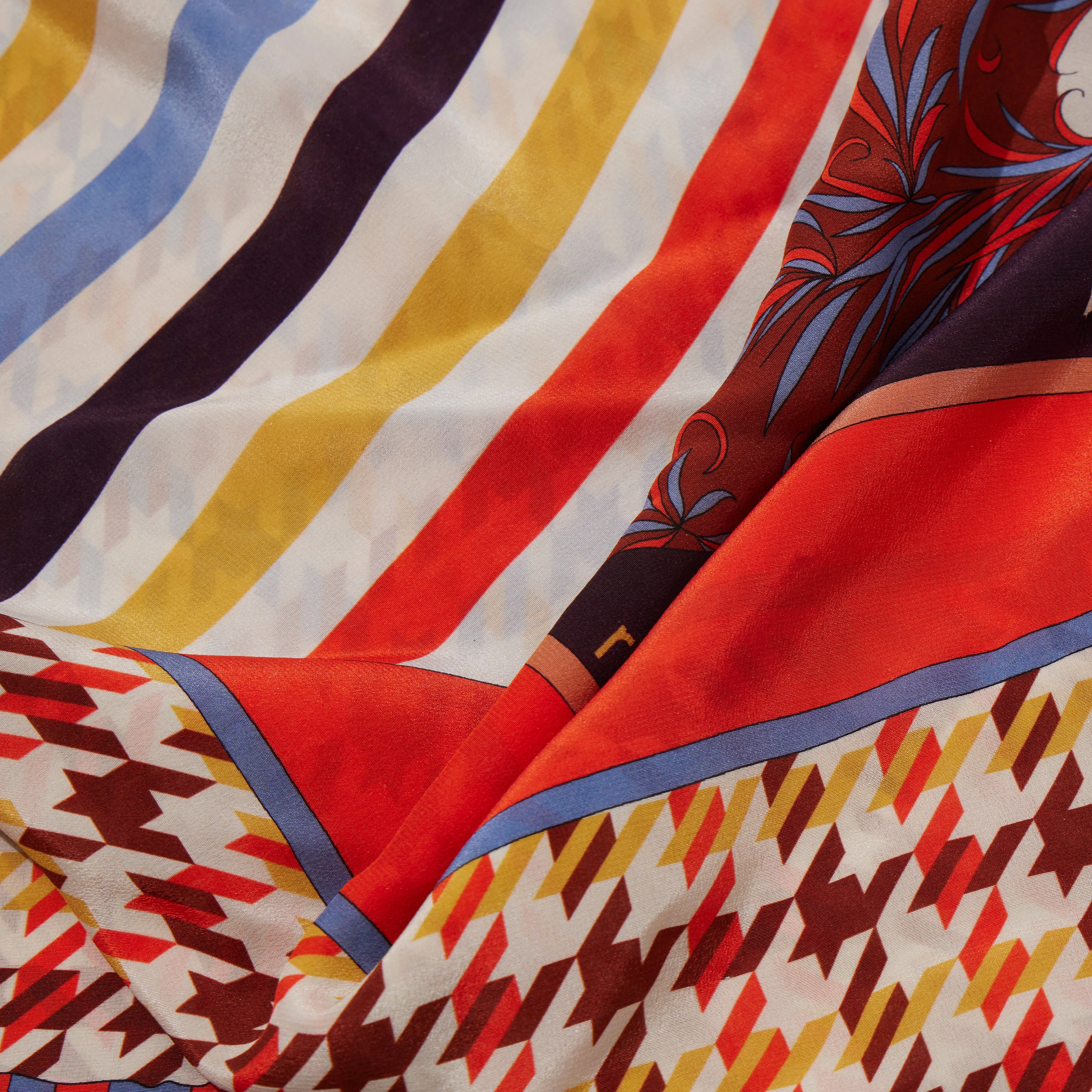 Bluebeard Silk Scarf