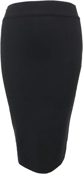 Bollrllr Ladies Wrap Hip Skirt Knee High Waist Hip Lifting Pencil Skirt Party Business Formal Dress