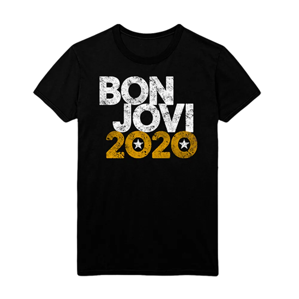Bon Jovi 2020 Black T-Shirt