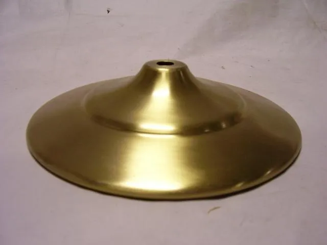 Brass Vase Caps w/Satin Brass Finish - 5-7/8"
