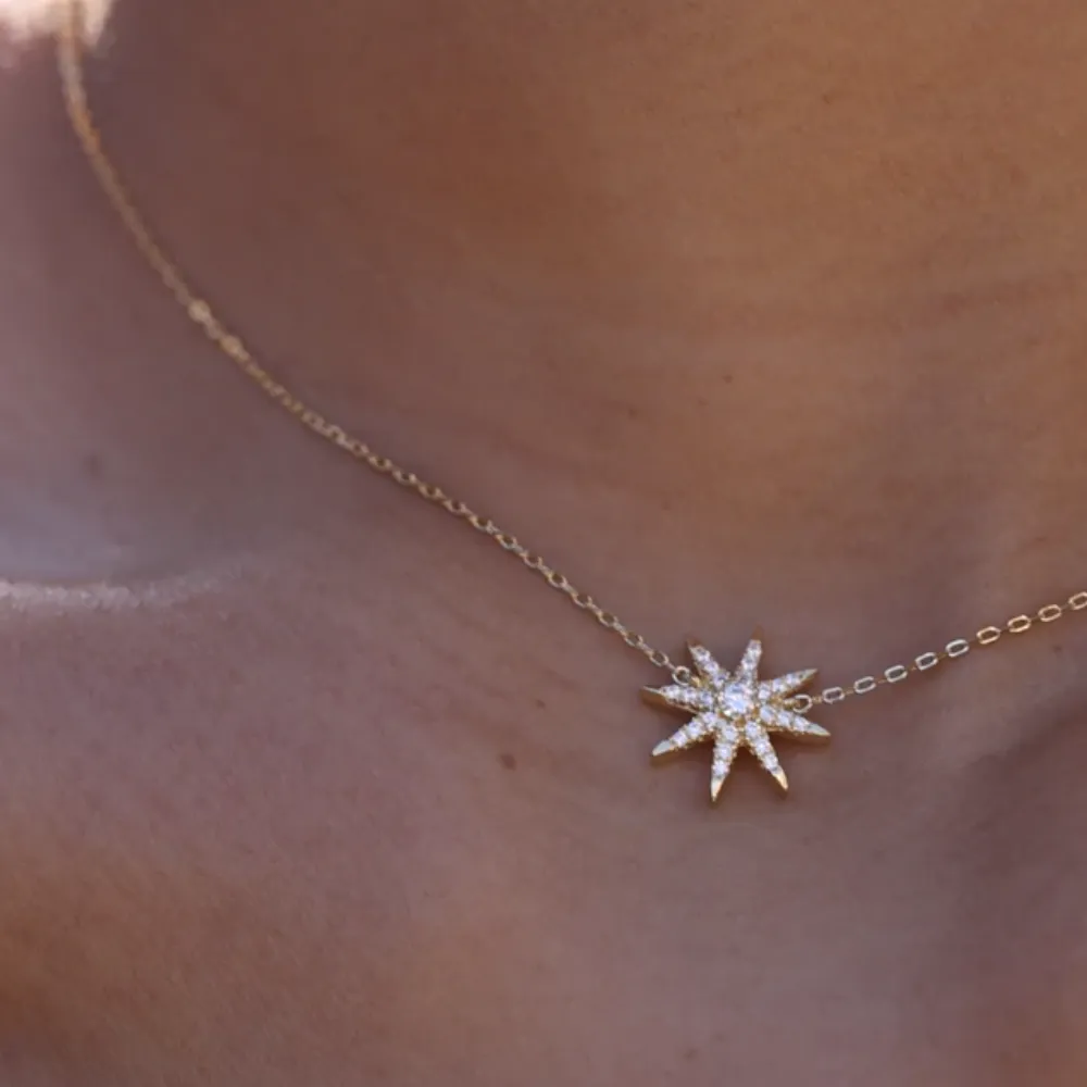 CARAT* London Atrias Necklace Yellow Gold Vermeil