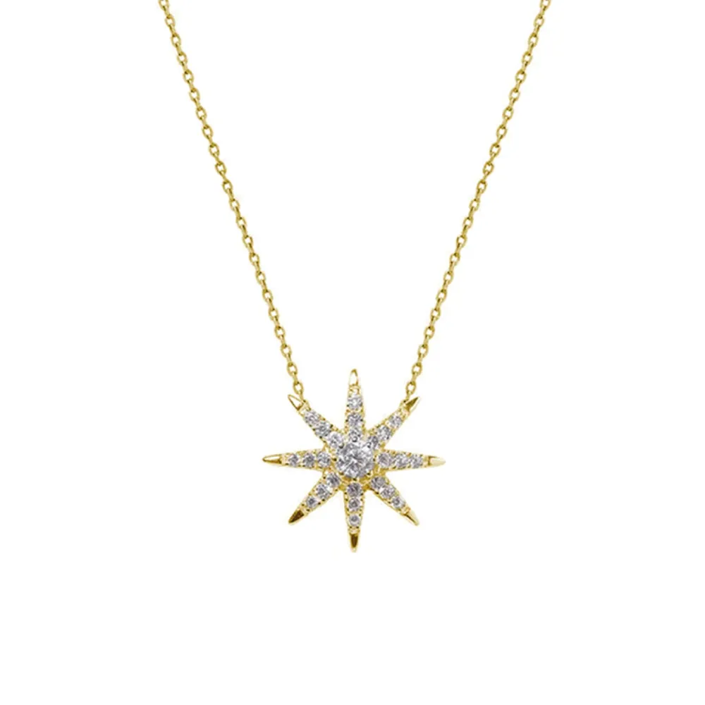 CARAT* London Atrias Necklace Yellow Gold Vermeil