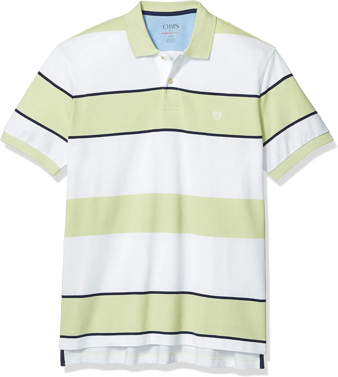 Chaps Men's Classic Fit Cotton Mesh Everyday Polo Shirt