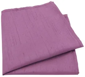 Chinese Violet Shantung Pocket Square