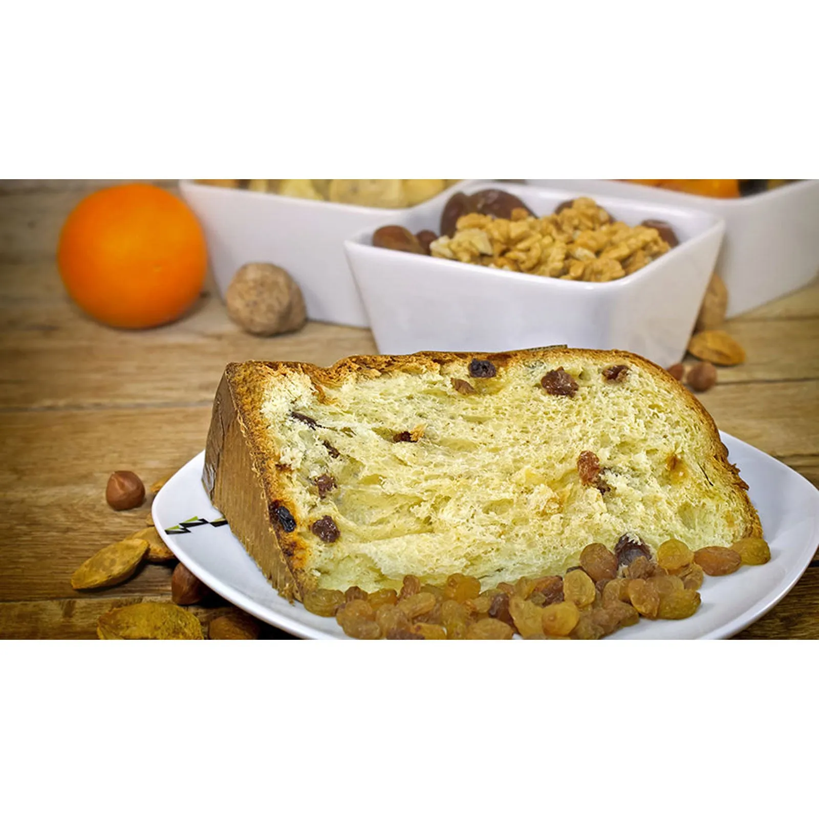 Classic Panettone in Ice Skater Tin By Chiostro Di Saronno