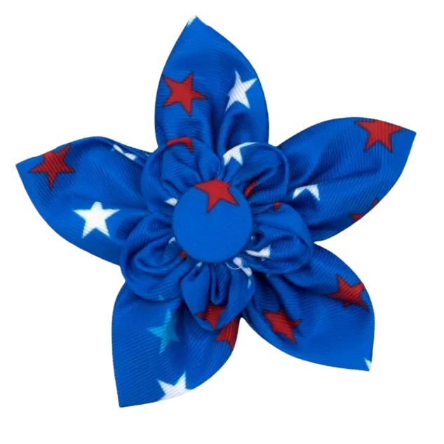 Collar Flower | Patriotic Stars