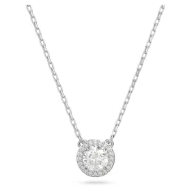CONSTELLA PENDANT, WHITE, RHODIUM PLATED