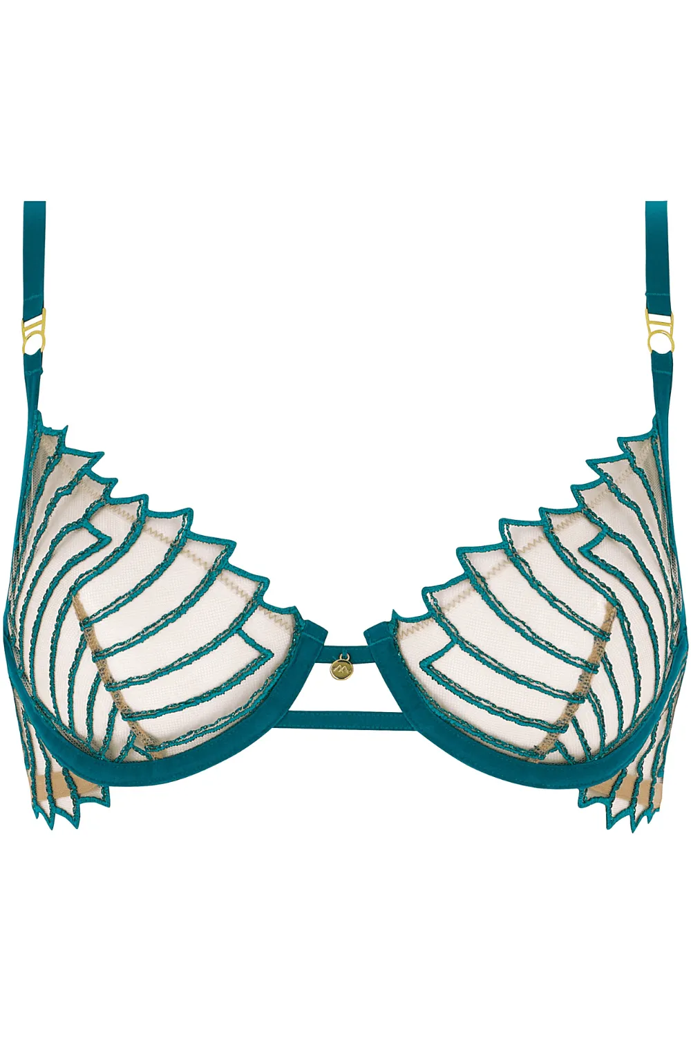 Cosmic Dream Half Cup Bra Lagoon