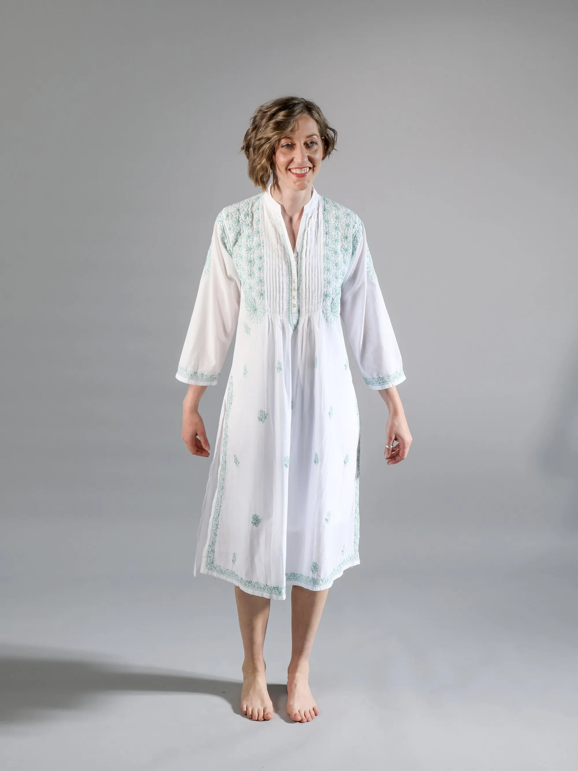 Cotton Kurta / Chikan Embroidery