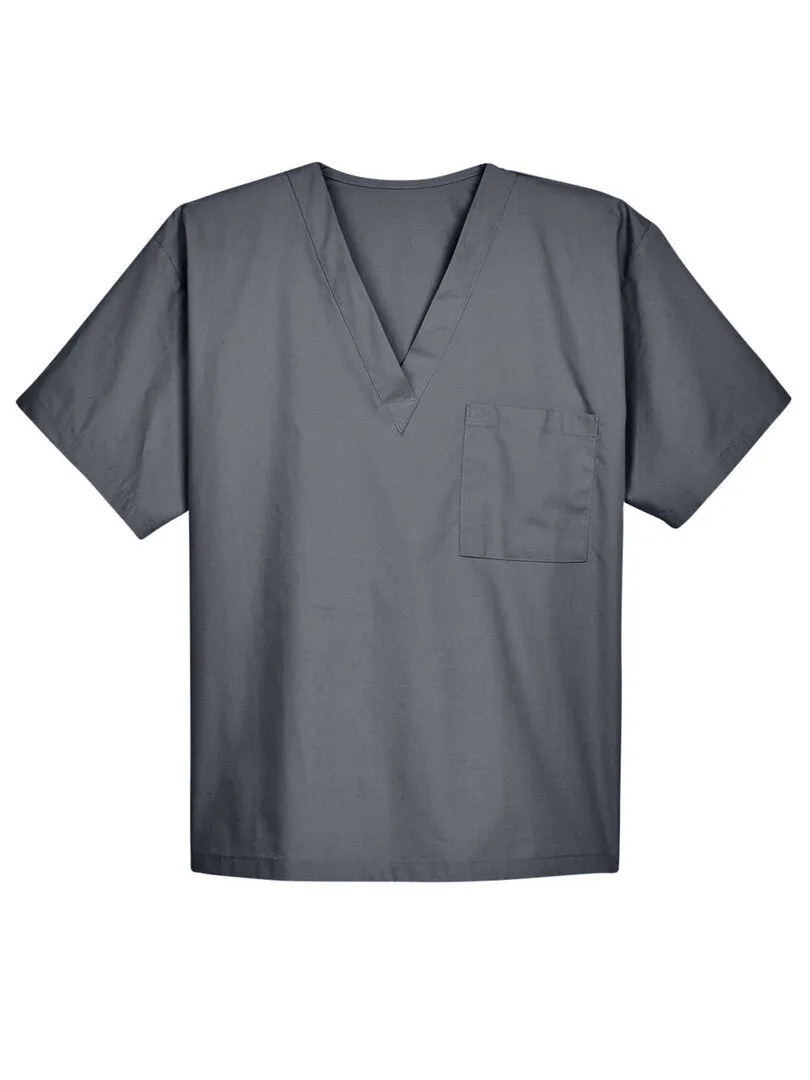 Dark Charcoal Harriton Adult Restore 4.9 oz. Scrub Top