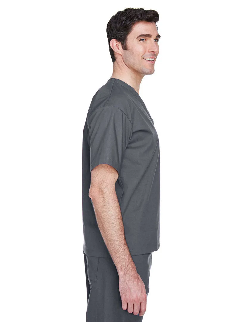 Dark Charcoal Harriton Adult Restore 4.9 oz. Scrub Top